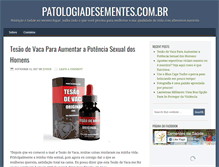 Tablet Screenshot of patologiadesementes.com.br